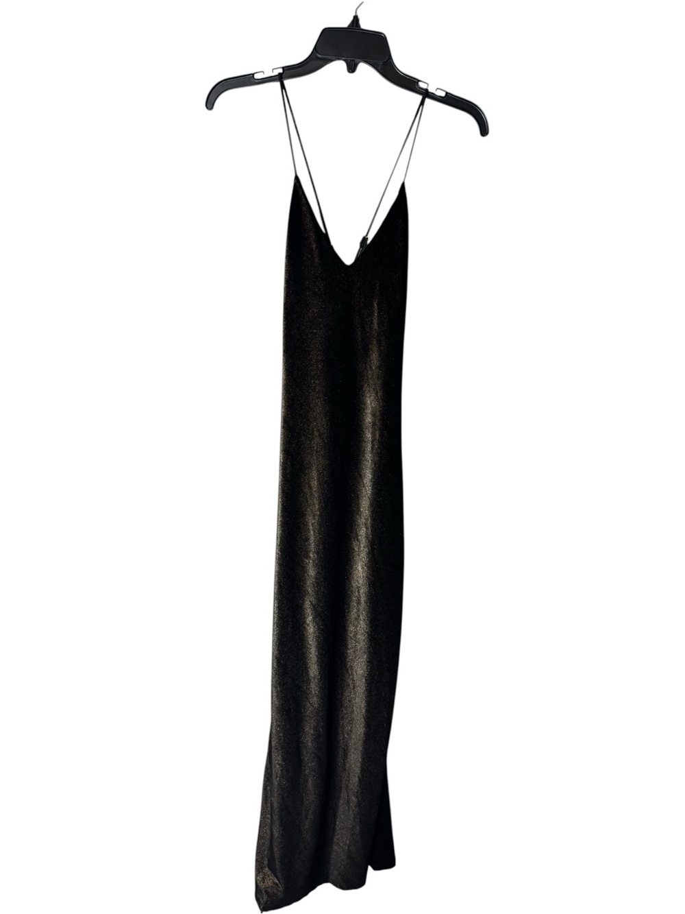 NBD Velvet Maxi Slit Dress XS